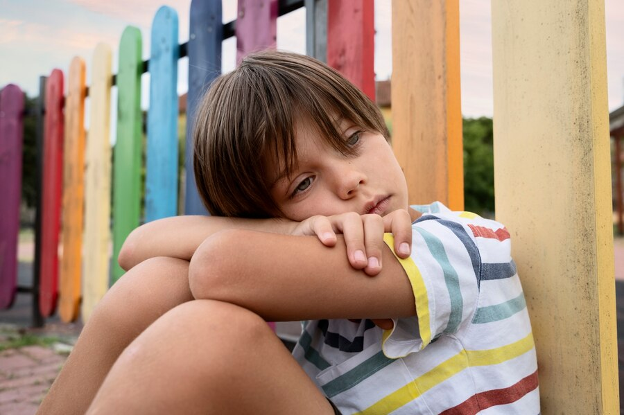 Kid in a park